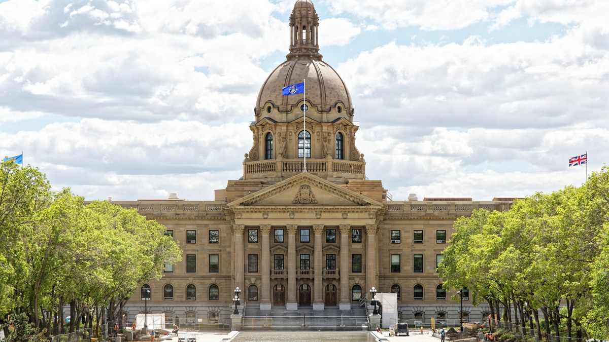 Alberta Legislature Building in Edmonton