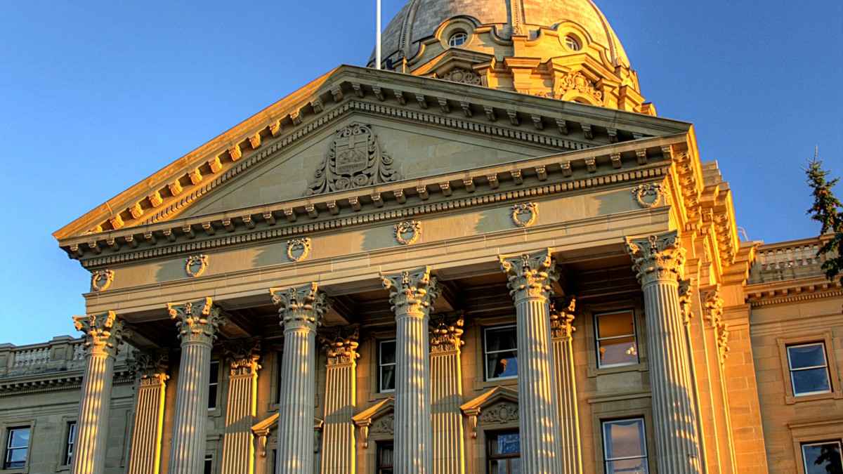 The Alberta Legislature Building in Edmonton
