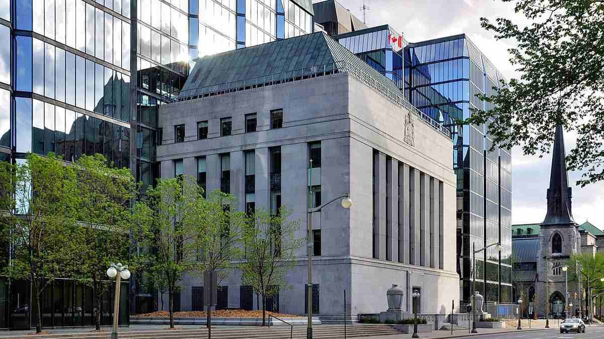 The Bank of Canada's headquarters building in Ottawa