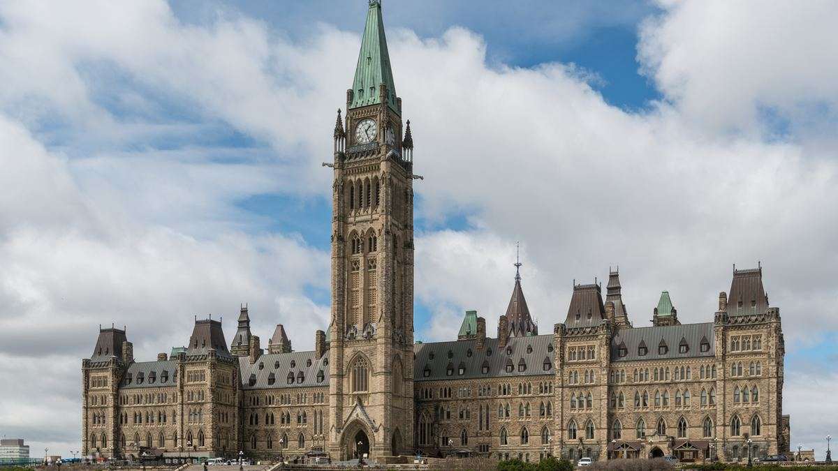 Centre Block on Parliament Hill in Ottawa