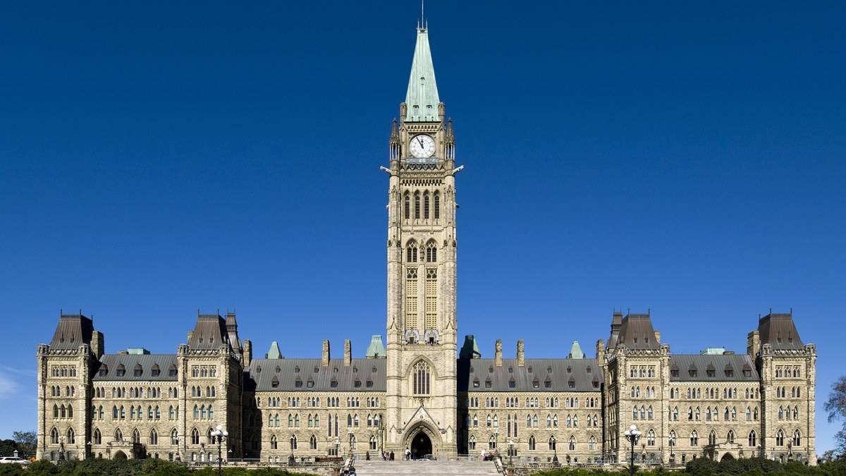 Centre Block, Parliament Hill in Ottawa, Canada