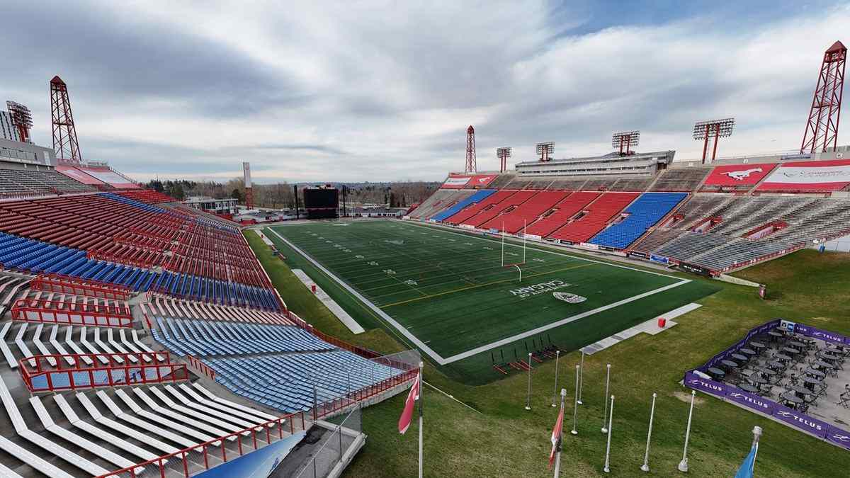 McMahon Stadium in Calgary, Alberta, host of the 113th Grey Cup