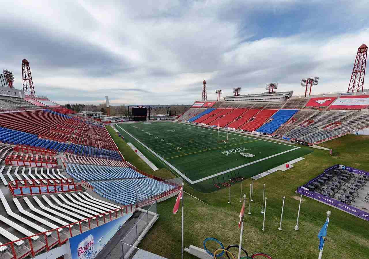McMahon Stadium in Calgary, Alberta, host of the 113th Grey Cup