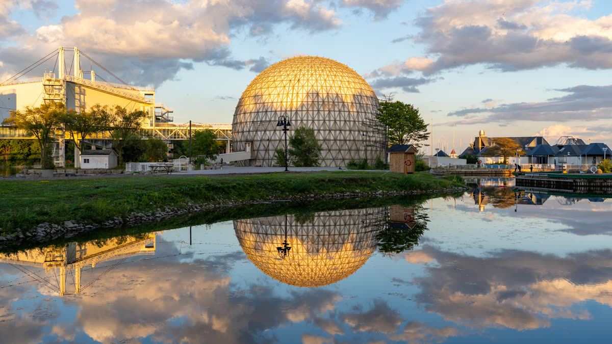 The Cinesphere at Ontario Place, Toronto — the Supreme Court of Canada hears the constitutional challenge to the Rebuilding Ontario Place Act on October 15, 2026