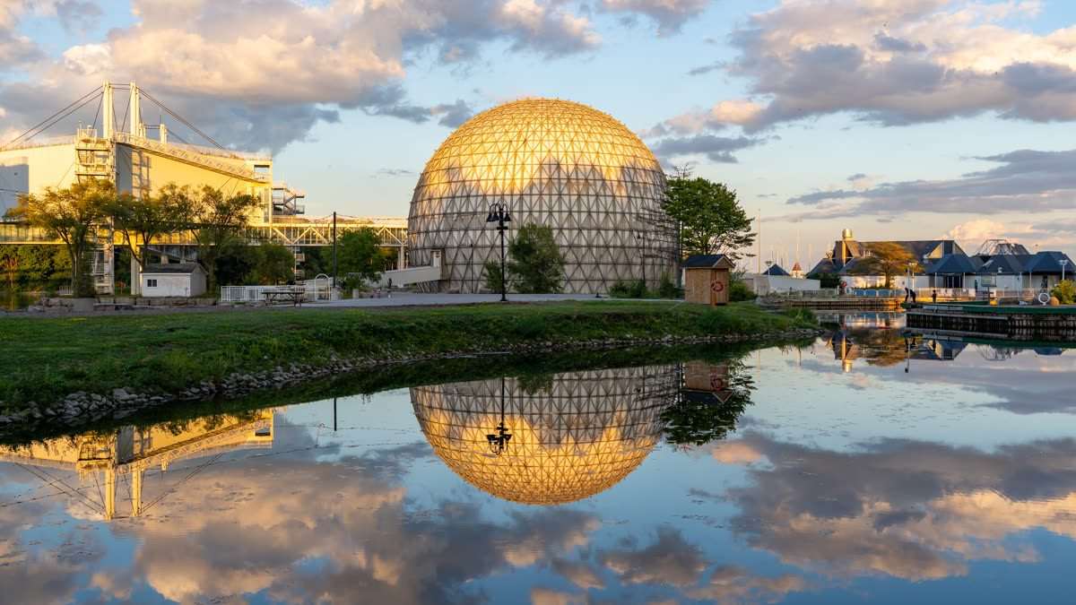 The Cinesphere at Ontario Place, Toronto — the Supreme Court of Canada hears the constitutional challenge to the Rebuilding Ontario Place Act on October 15, 2026