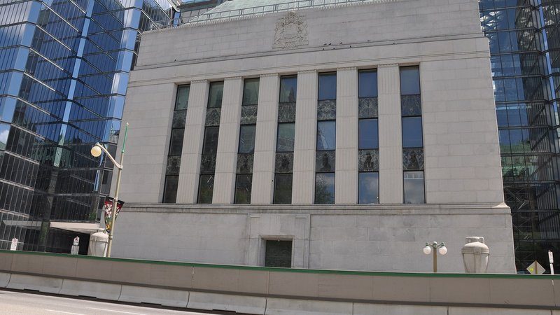 The Bank of Canada headquarters building in Ottawa
