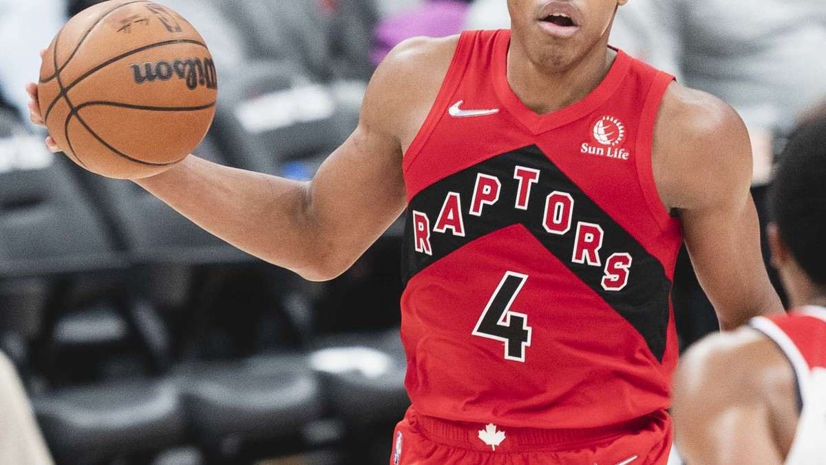 Scottie Barnes in action for the Toronto Raptors (file photo, 2021)