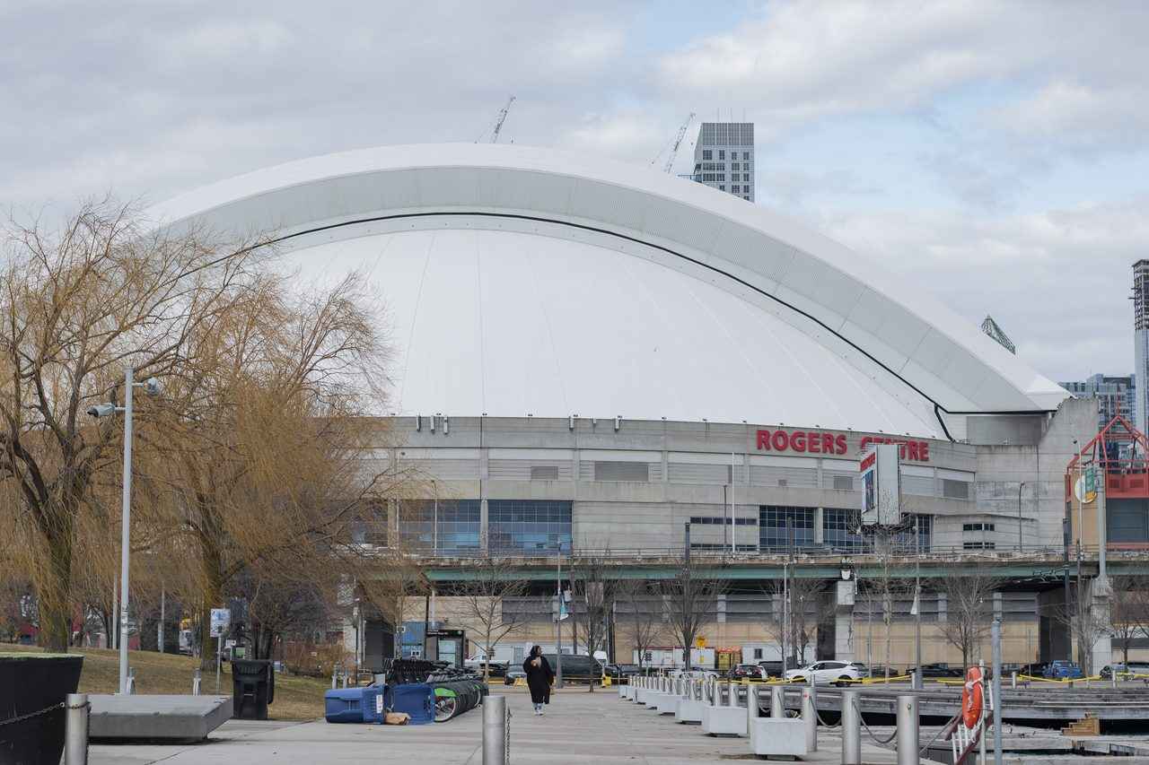 Rogers Centre in Toronto, home of the Toronto Blue Jays