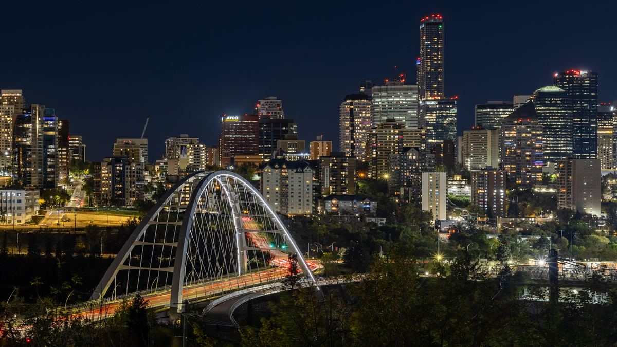 Downtown Edmonton, Alberta (file photo, September 2026)