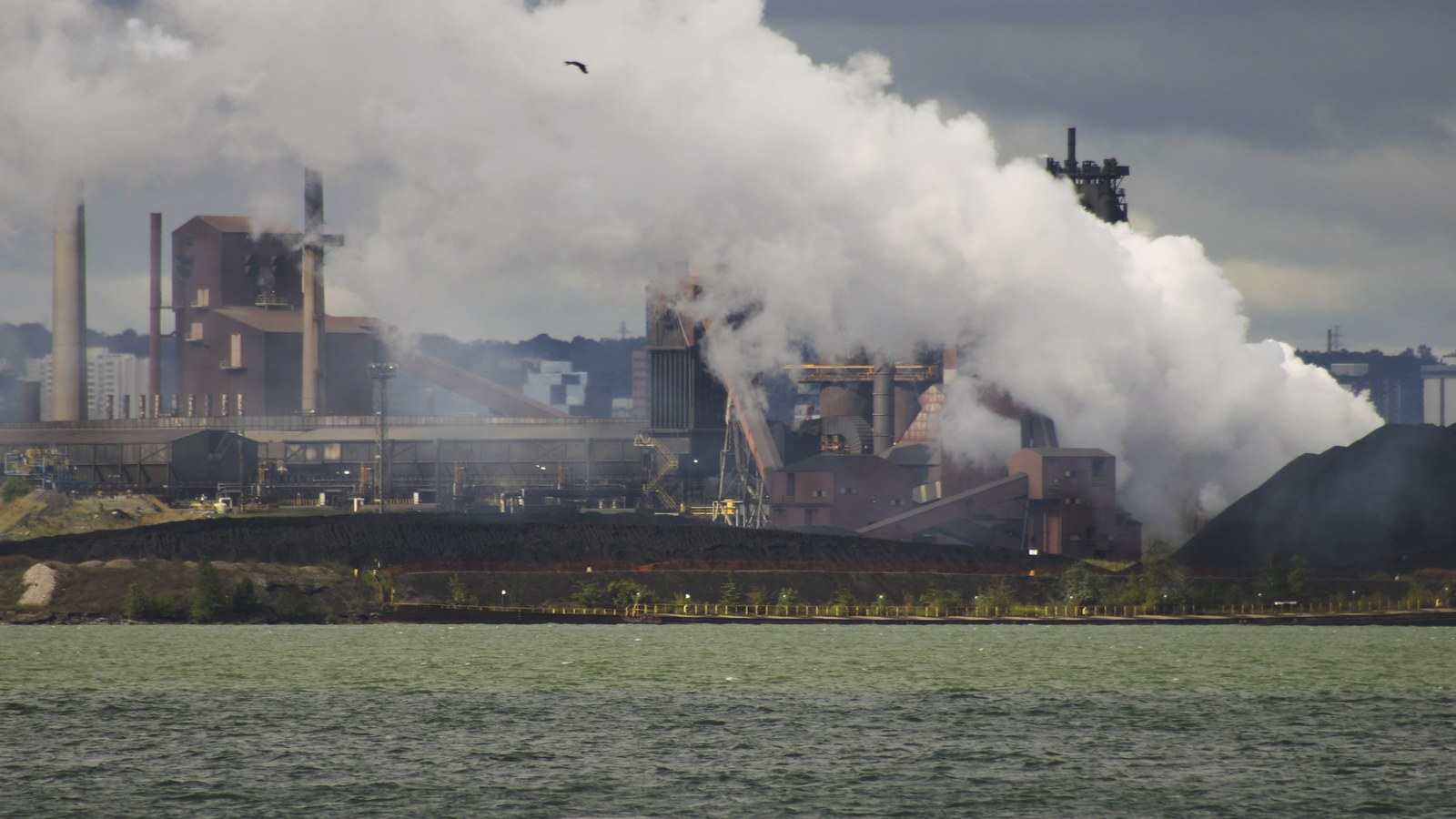 Stelco steel plant in Hamilton, Ontario